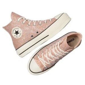 Women's Chuck Taylor All Star Hi Lift Platform Glitter Sneaker